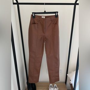 Aritzia rebel leather pant